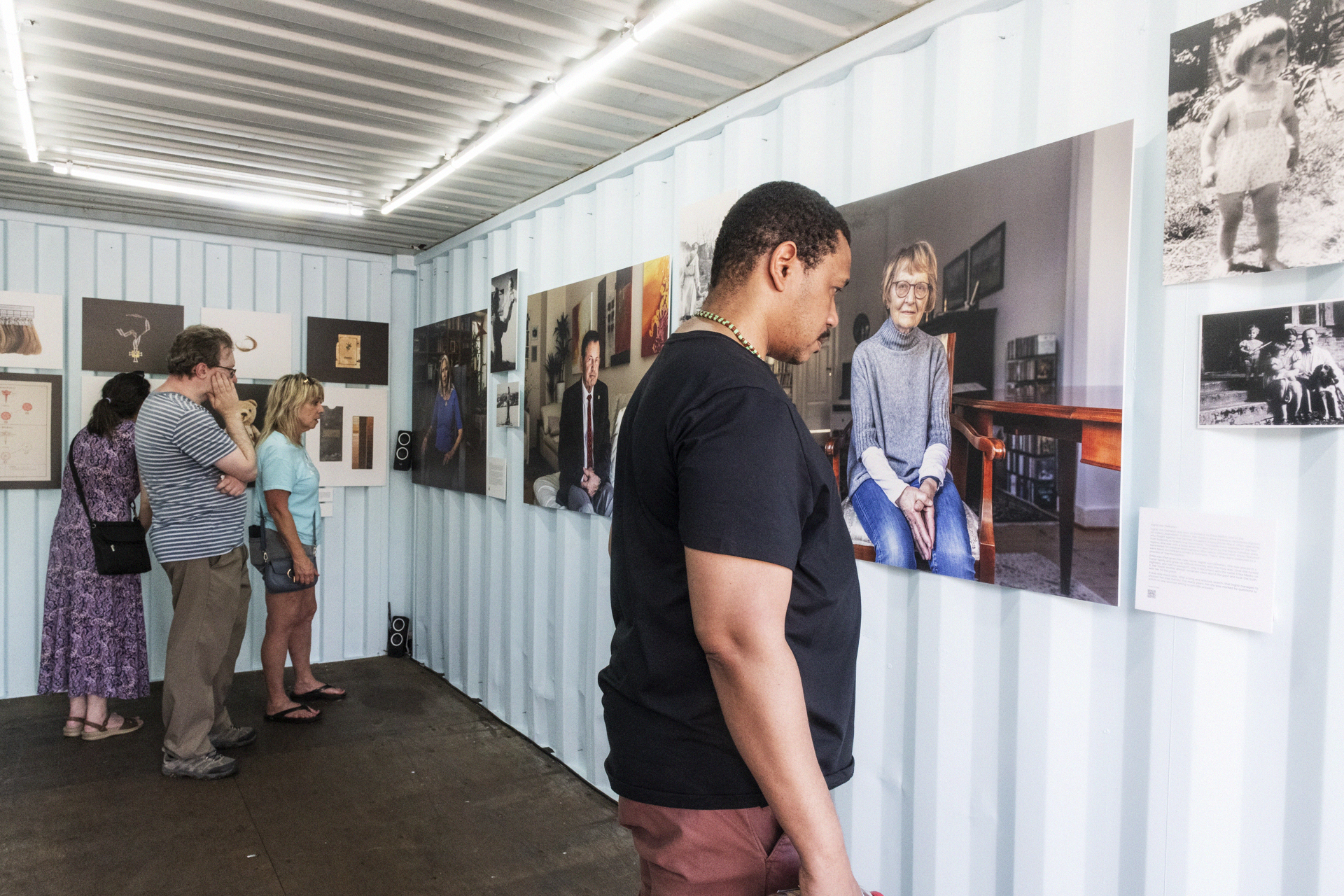 Inside a Photoville exhibition